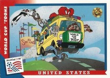 1994 Upper Deck World Cup USA '94 World Cup Looney Toons Base Common (#1 - #20)