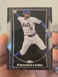 Francisco Lindor 2025 Topps Chrome Baseball Shadow Etch Case Hit #SE-8 Mets - Picture 1 of 1