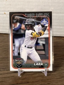 2024 Topps Pro Debut Luis Lara Timber Rattlers Brewers Prospect RC #PD-13 - Picture 1 of 2
