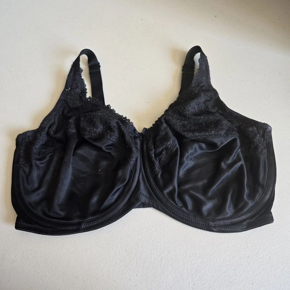 Sujetador Lilyette para mujer 38DDD negro con aros correa de encaje ajustable Foto 1 de 4