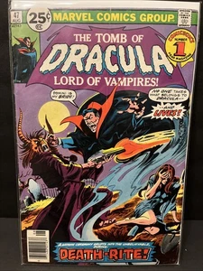 Grabmal von Dracula #47 Sehr guter Erhaltungszustand Bronzezeit Marvel Horror Comic/Klinge - Bild 1 von 6