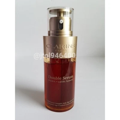 Clarins Double Serum Anti-Aging to Firm Hydric + Lipidic System 2.5 oz 75ml Read - Image 1 of 4
