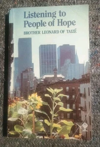 Listening to People of Hope Paperback Leonard of Taize - Picture 1 of 10