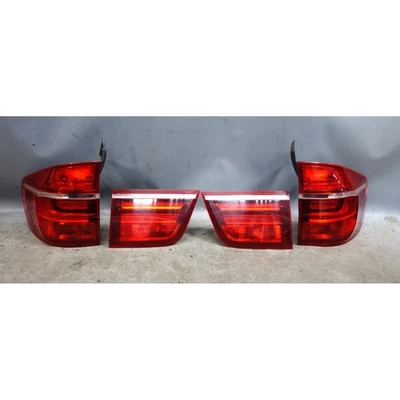 Damaged 11-13 BMW E70 X5 LCI Rear LED Tail Light Set Facelift OEM - Image 1 of 4