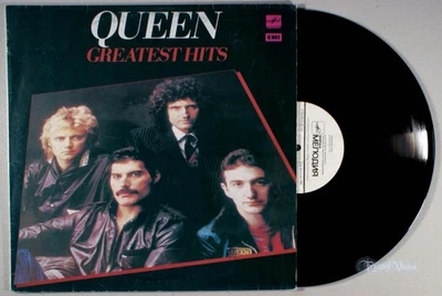 Queen - Greatest Hits (1981) Vinyl LP • IMPORT • Freddie Mercury, best of - Image 1 of 2