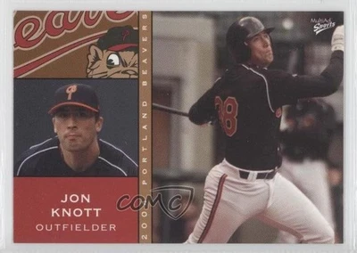 2004 MultiAd Sports Portland Beavers Jon Knott #2 Rookie RC - Image 1 of 2