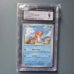 Pokemon Karte Fehler Obstruktion Seltener Zustand CGC 9 *siehe Fotos* - Bild 1 von 3