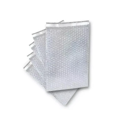 50 Pack Bubble Pouches/Bags Protective Mailers Self Seal- 3x5.5"-4x5.5" - 6x8.5" - Image 1 of 4