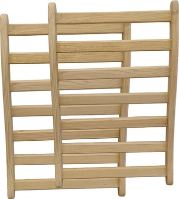 2x ergonomische Rückenlehne Sauna Infrarotkabine Wärmekabine Holz Saunazubehör - Bild 1 von 3