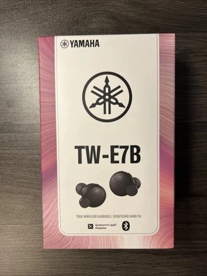 Nuevos auriculares Yamaha TW-E7B True Wireless con cancelación activa de ruido, negros Foto 1 de 2