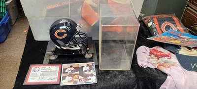 Миниатюрный шлем Riddell с автографом Бернарда Берриана из Schwartz Sports Chicago Bears - Изображение 1 из 4