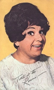 Totie Fields at the Riviera Las Vegas Nevada 1975 Advertising Postcard - Picture 1 of 2