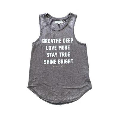 Camiseta Regata Feminina Gráfica Gangster Espiritual S Elástica Yoga Ativa Iogue - Imagem 1 de 4