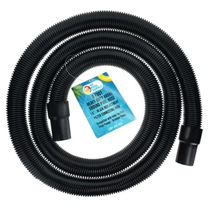 9 Foot Heavy-Duty Above Ground Pool Hose, 1.5" - Black Filter Connecting Hose - Picture 1 of 5