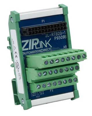ZIP Link ZL-RTB20-1 reduced-width feedthrough module, 24-pole Automation Direct - Image 1 of 4