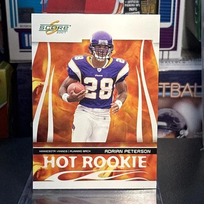 2007 Score Adrian Peterson Hot Rookie #HR-3 Minnesota Vikings - Image 1 of 2