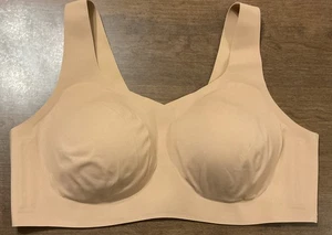 Sujetador inalámbrico Honeylove para mujer cuello en V forma suave bronceado talla 1X ~ 40C / 40D nuevo - Imagen 1 de 5