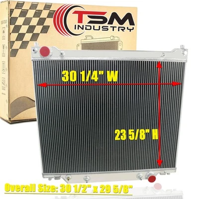 3 ROW Radiator For 1997-2014 Ford E-150 E-250 E350 E450 E550 5.4 V8 7.3 6.8 V10 - Image 1 of 4