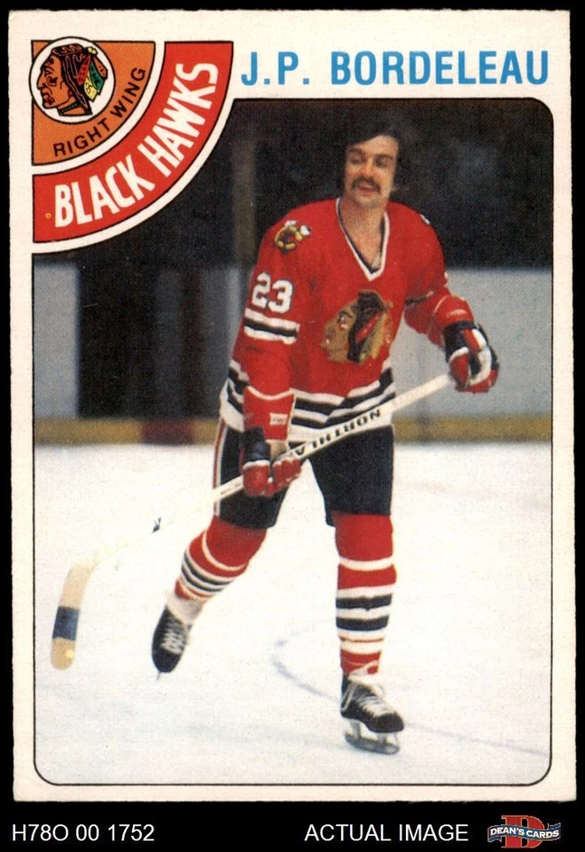 1978 O-Pee-Chee #101 J.P. Bordeleau Blackhawks 4 - VG/EX - Image 1 of 1