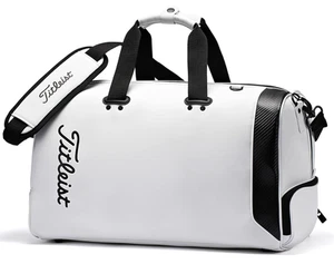 Titleist Men's Core Essential Boston Bag TA22CEBBK - Golf Travel Duffel White - Picture 1 of 2