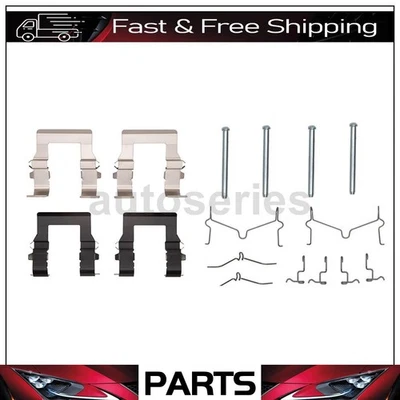 Kit de herrajes de freno de disco delantero trasero para Mitsubishi Montero Sport 1997-2004 2 piezas Foto 1 de 4