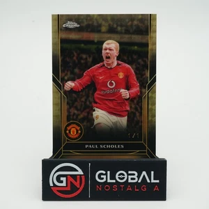 Paul Scholes 2025 Topps Cromo Oro Superfactor 1/1 Manchester United #OT-13 Casi Nuevo - Imagen 1 de 2