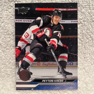 2023-24 UD Upper Deck Series 1 Base Hockey Cards #19 PEYTON KREBS
