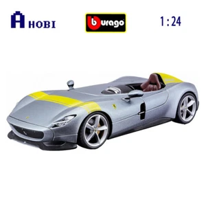 Bburago 1:24 Scale Race & Play Monza SP-1 Diecast Model Car Silver - Picture 1 of 1