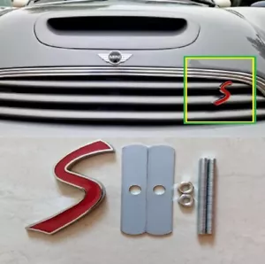 R53 MINI Cooper S JCW John Cooper Works Chrome Large Front Grille Logo Badge 7cm - Picture 1 of 3