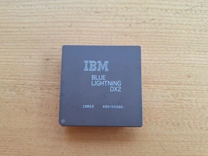 IBM Blue Lightning DX2 486-V666GA 486DX2-66 vintage CPU GOLD - Picture 1 of 2