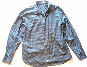 PERRY ELLIS MEN'S SHIRT LONG SLEEVE COTTON BLUE XXL FREE SHIPPING! - Picture 1 of 3