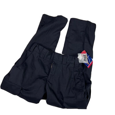 NEW Flying Cross Womens Uniform Super Crease Work Pants Navy Sz 4 Prox Signature - Image 1 of 4
