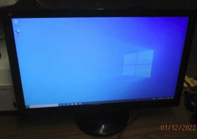 ViewSonic VA2445-LED 24" Widescreen Monitor Computer Screen VGA DVI - Image 1 of 4