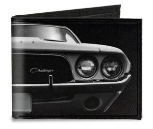 1976 Dodge Challenger Black & White- Buckle Down Brand Bi-Fold Wallet - - Picture 1 of 3