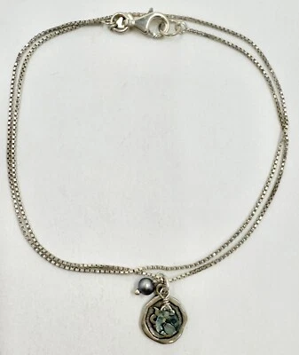 COLLAR COLGANTE SILPADA N2336 ESTERLINA 925 ENCANTADO I’M SURE CRISTAL PERLA (T304) Foto 1 de 4