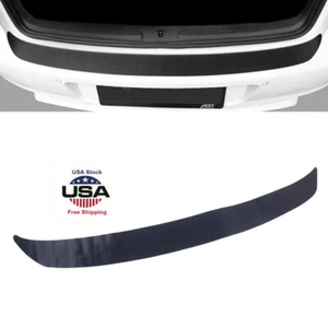41" 5D Carbon Fiber Car Rear Bumper Guard Sticker Anti-Kicked Scratch Protector - Picture 1 of 9
