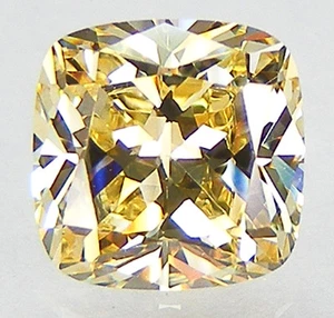 5 piezas. COJÍN 6A++ DE PRIMERA CALIDAD 8x8 mm. Circonita cúbica amarilla canaria circonita - Imagen 1 de 2