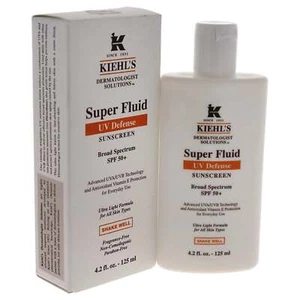 Super Fluid Daily UV Defense SPF 50 Plus by Kiehls for Unisex - 4.2 oz Sunscreen - Picture 1 of 1