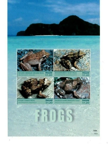 Palau - 2014 - Frogs - Sheet of Four -MNH Cover