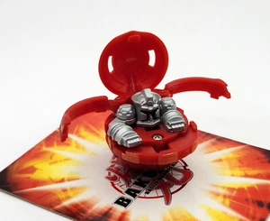 Bakugan Hammer Gorem Red Pyrus B2 420G Battle Brawlers - Worn G Score - Picture 1 of 3