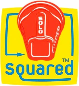30 RED SOLO PARTY CUPS Squared GriP cUp 18 ounce oz Plastic BPA FREE beer SQ1830 - Picture 1 of 6