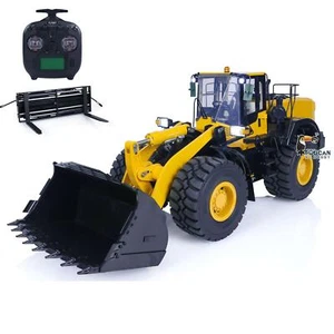 2 Speed Metal 1/14 ST8 RC Hydrauliklader WA480 Heavy Machine Fork Light Sound - Picture 1 of 12