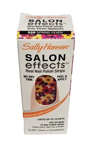 Sally Hansen Salon Effects Real Nail Polish Strips 520 SPING FEVER - Picture 1 of 1