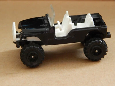Corgi Juniors ** RARE** Black & White 4x4 Jeep,Good Condition, Made in GB - Image 1 of 4