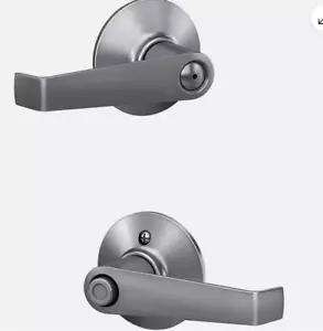 Schlage Allegion F40 Ela 626 Elan Door Knob Silver New in Box - Picture 1 of 5