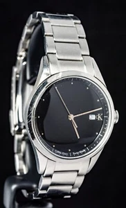 Calvin Klein Swiss Black Dial Men's Quartz Watch -- Working, Ø36mm Case - Picture 1 of 7