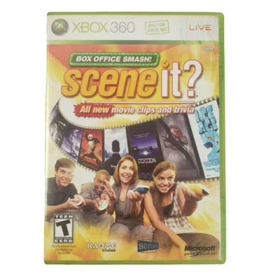 Microsoft Xbox 360 Scene It? Box Office Smash Video Game (Complete, 2008) - Image 1 of 3