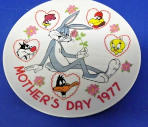 Vintage Looney Tunes Mother's Day Plate 1977 1st. Limited Ed. Bugs Bunny w/Box - Picture 1 of 5