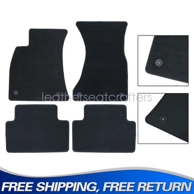 2017-2025 For Audi A4 allroad S4 Replacement Front-Rear Floor Mats Carpet Velour - Image 1 of 4