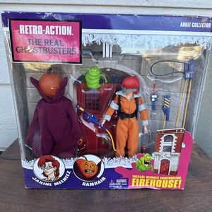 Mattel Retro Action Real Ghostbusters Janine Malnitz & Samhain 8" figure sigillate - Foto 1 di 16